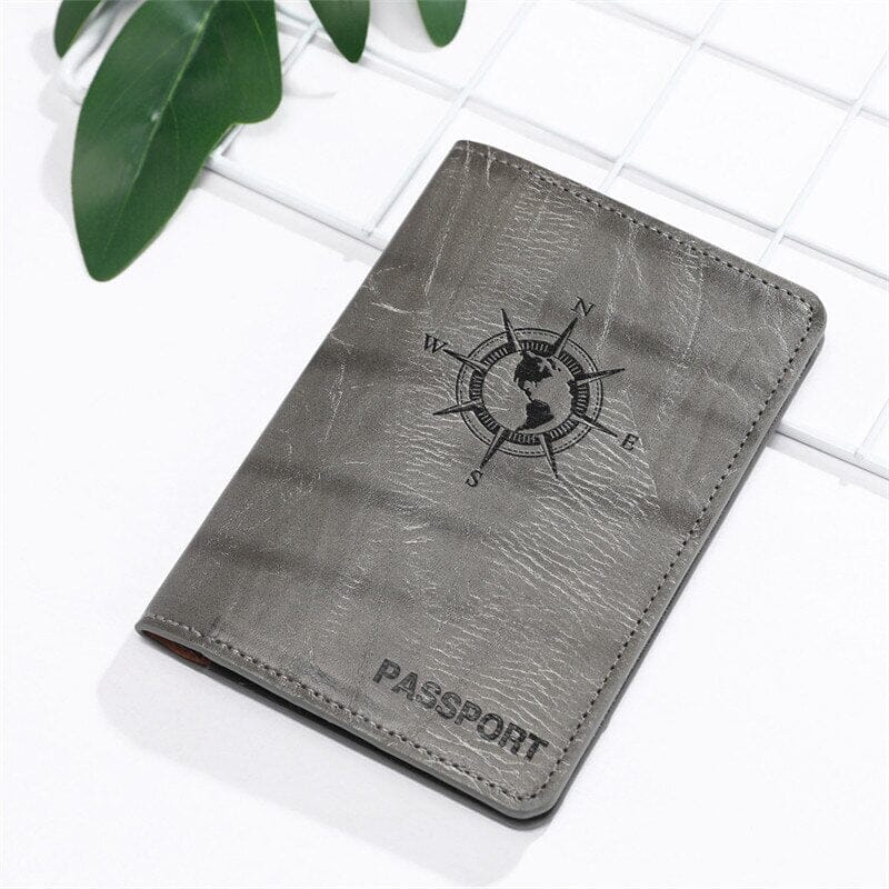 Protège-Passeport Rose des Vents Travel Bleu – vue 5 – Yokabag
