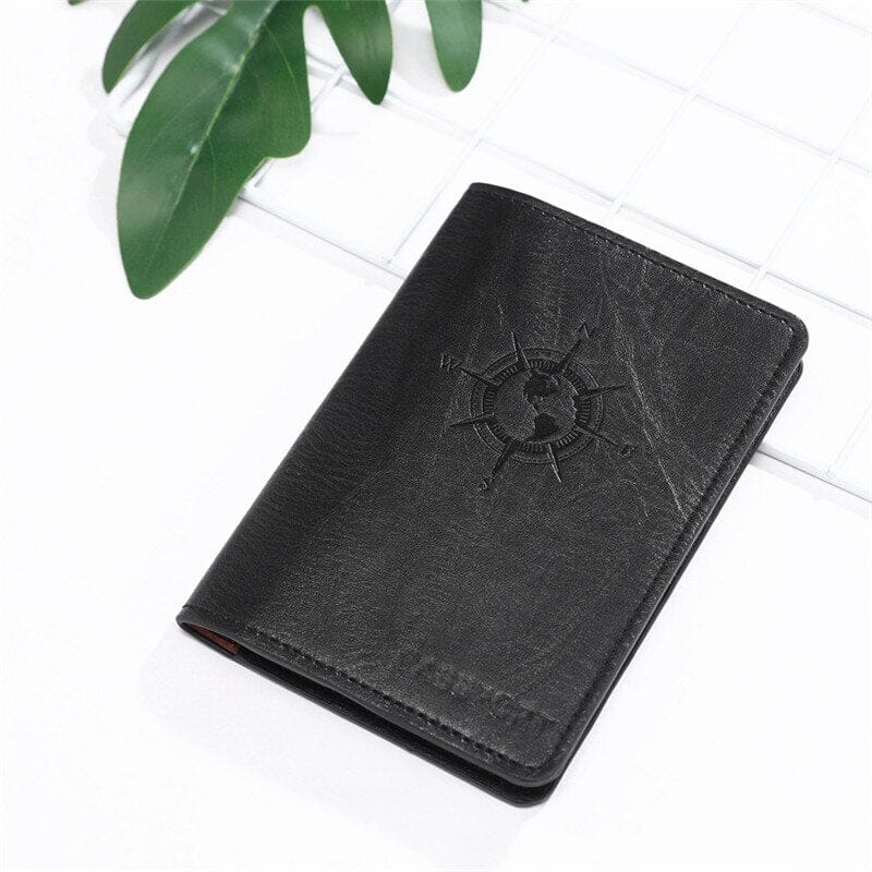 Protège-Passeport Rose des Vents Travel Vert – vue 6 – Yokabag