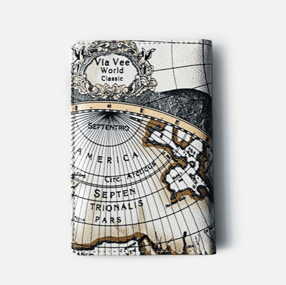 Protège-Passeport Antique Map White – vue 2 – Yokabag
