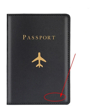 Protège-Passeport Personnalisé Avion Violet – vue 6 – Yokabag