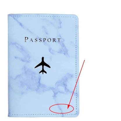 Protège-Passeport Personnalisé Avion Marron – vue 8 – Yokabag