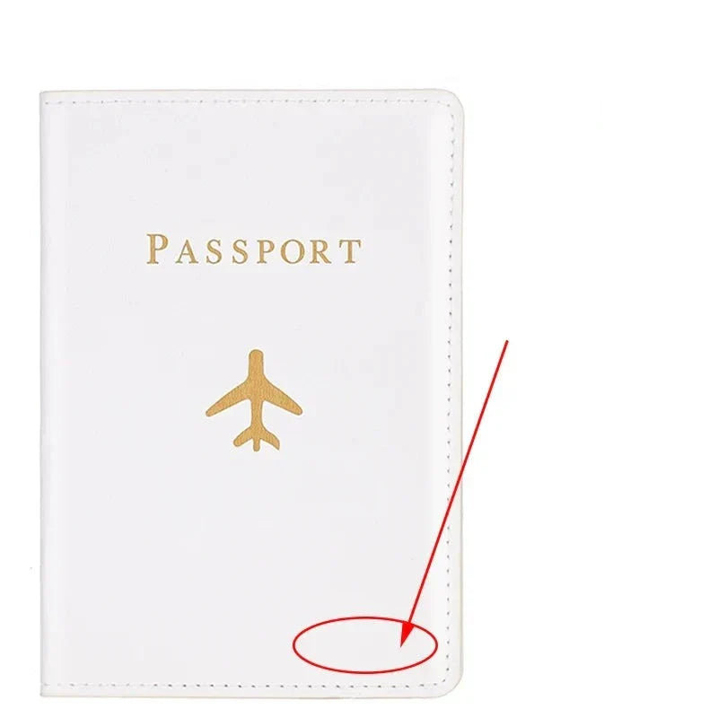 Protège-Passeport Personnalisé Avion Bleu Marine – vue 7 – Yokabag