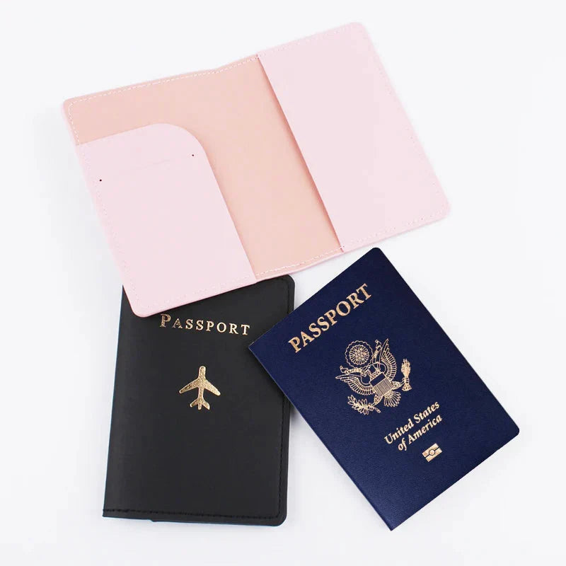 Protège-Passeport Personnalisé Avion Blanc – vue 3 – Yokabag