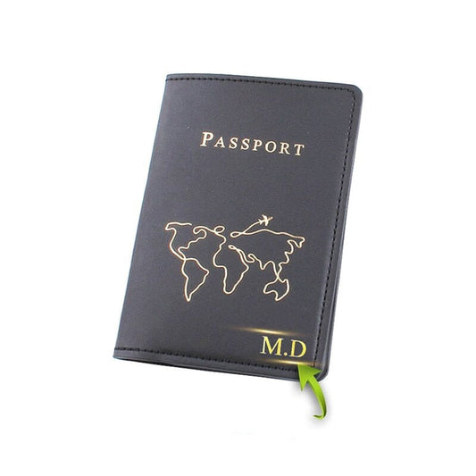 Protège-Passeport Personnalisé - Carte du Monde