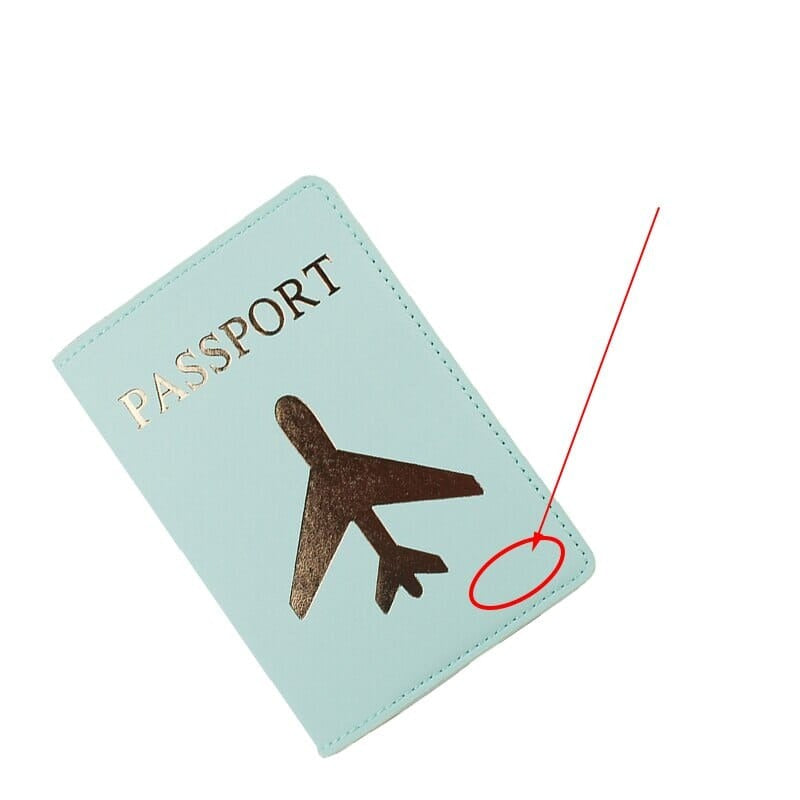 Protège-Passeport Voyage Personnalisé - Gros Avion – vue 7 – Yokabag