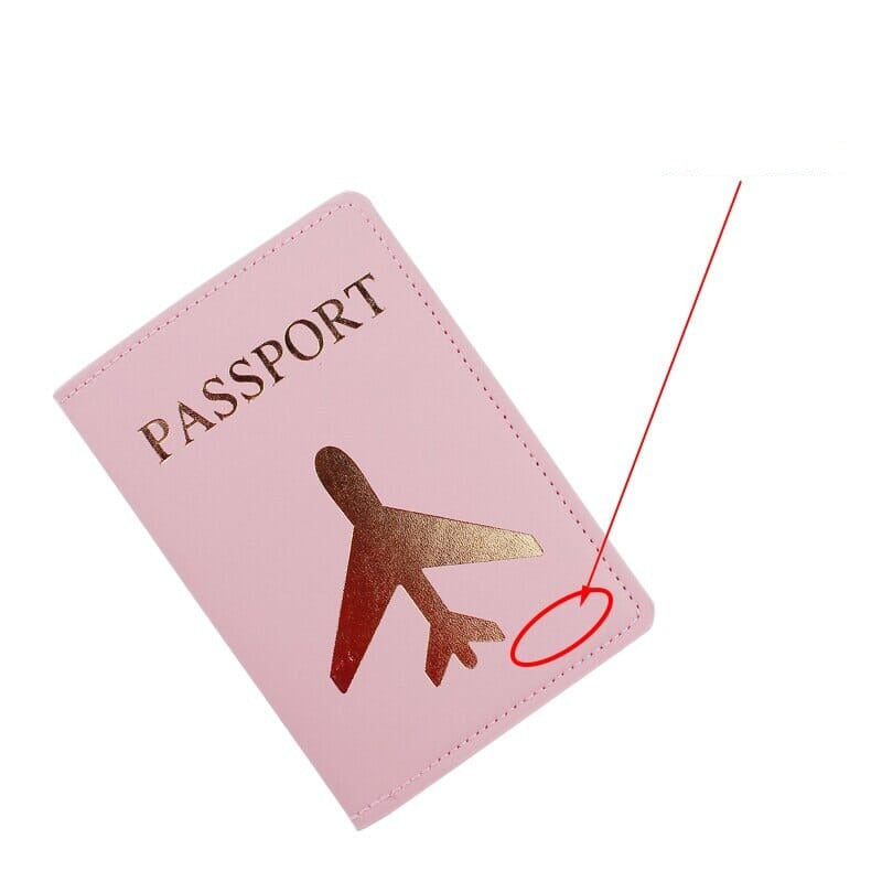 Protège-Passeport Voyage Personnalisé - Gros Avion Vert – vue 5 – Yokabag
