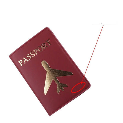 Protège-Passeport Voyage Personnalisé - Gros Avion Blanc – vue 3 – Yokabag
