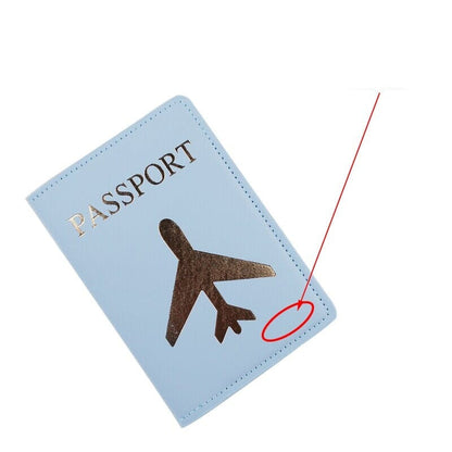 Protège-Passeport Voyage Personnalisé - Gros Avion Rose – vue 6 – Yokabag