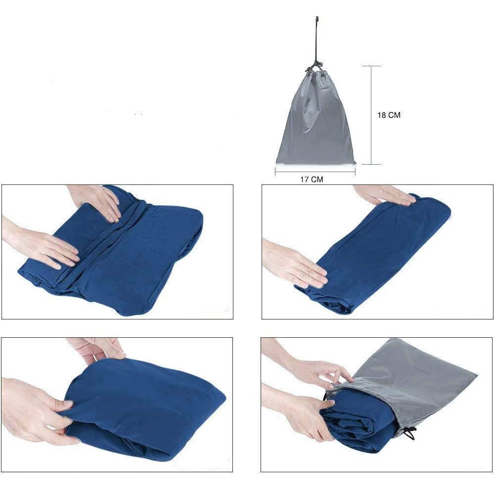 Repose-Pieds Voyage Gonflable - Coussin Avion & Voiture – vue 8 – Yokabag