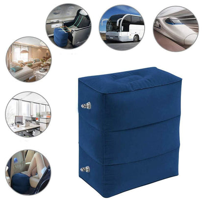 Repose-Pieds Voyage Gonflable - Coussin Avion & Voiture – vue 5 – Yokabag