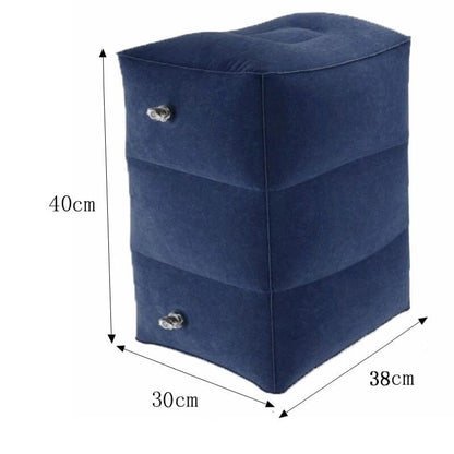 Repose-Pieds Voyage Gonflable - Coussin Avion & Voiture – vue 7 – Yokabag