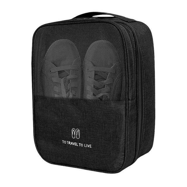 Organisateur de Chaussures de Voyage (Noir)