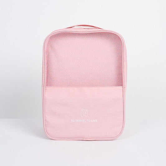 Sac à Chaussures de Voyage - Rose