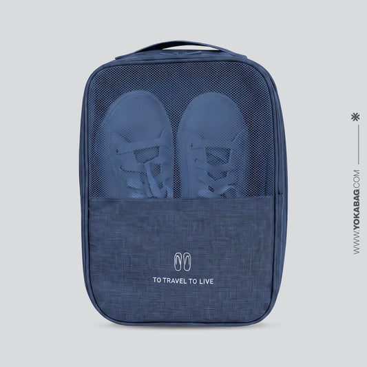 Sac de Voyage pour Chaussures- (Bleu Marine)