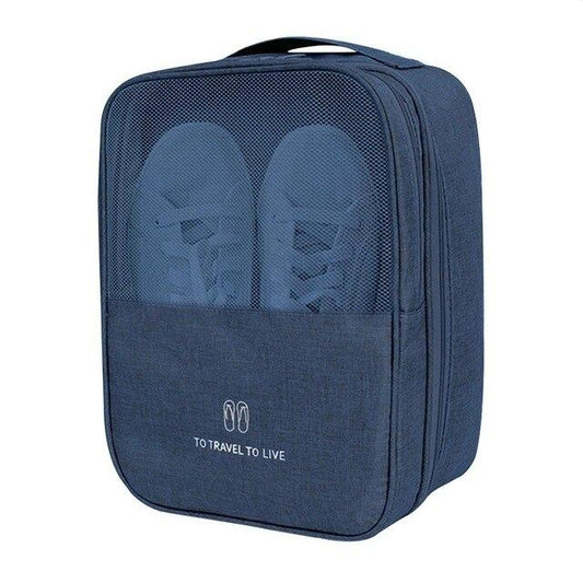 Sac de Voyage pour Chaussures- (Bleu Marine)
