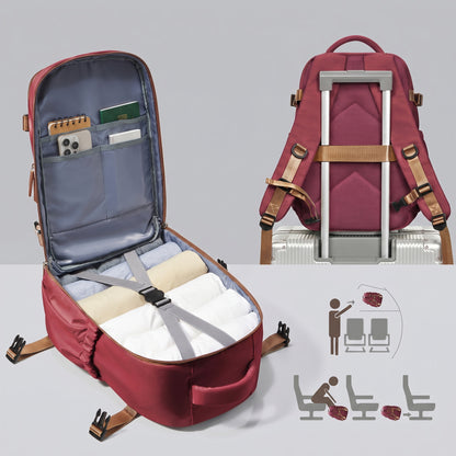 Sac à Dos de Voyage en Cabine 40x30x20 Noir – vue 2 – Yokabag