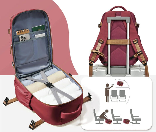Sac à Dos de Voyage en Cabine 40x30x20 Noir – vue 2 – Yokabag