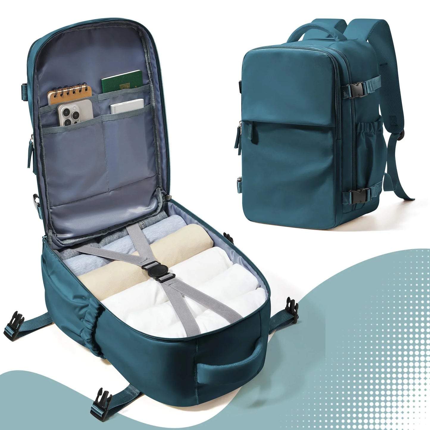 Sac à Dos de Voyage en Cabine 40x30x20 – vue 5 – Yokabag