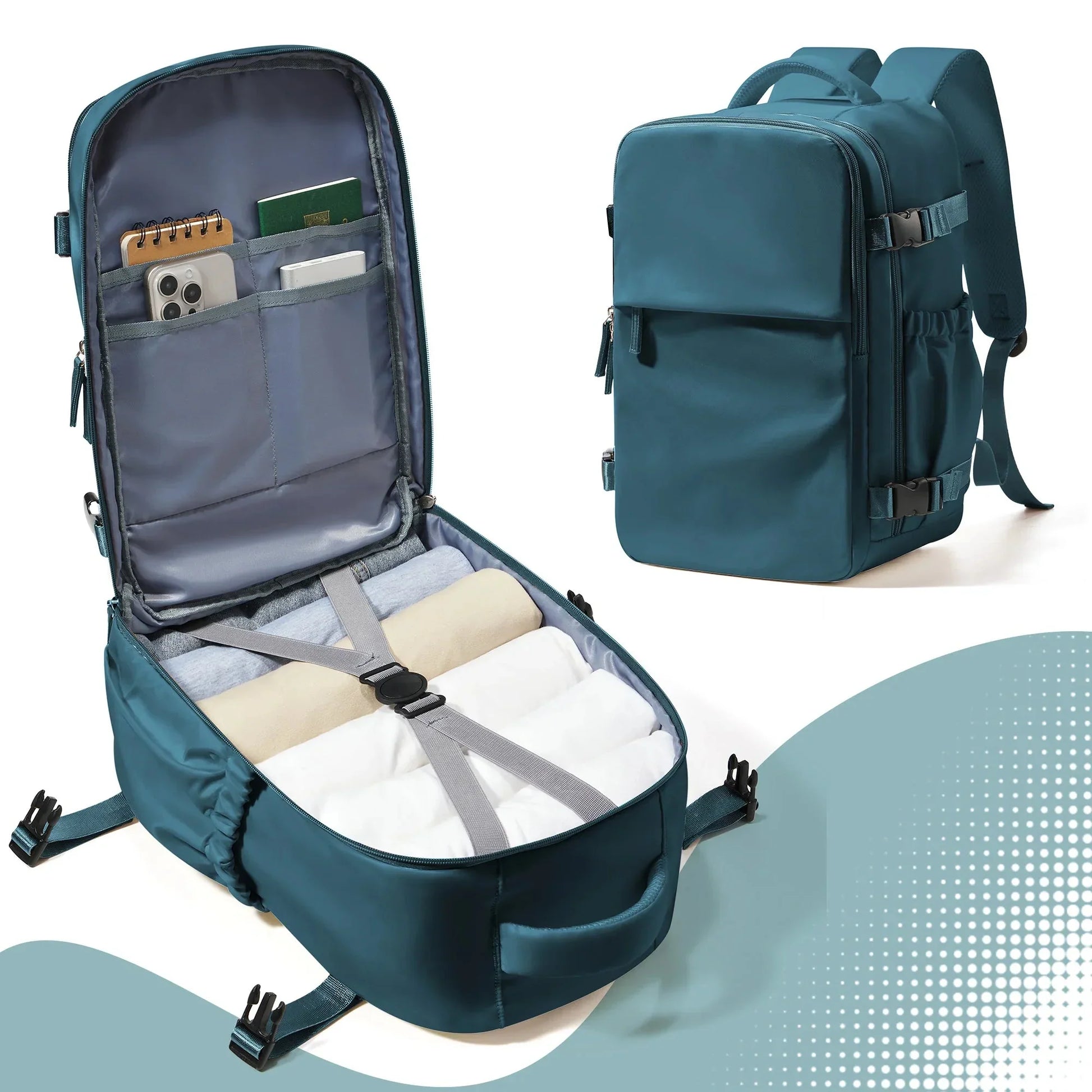 Sac à Dos de Voyage en Cabine 40x30x20 – vue 5 – Yokabag
