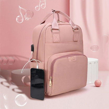 Sac à dos à langer pour bébé - Voyage Mummy Bag Rose – vue 4 – Yokabag