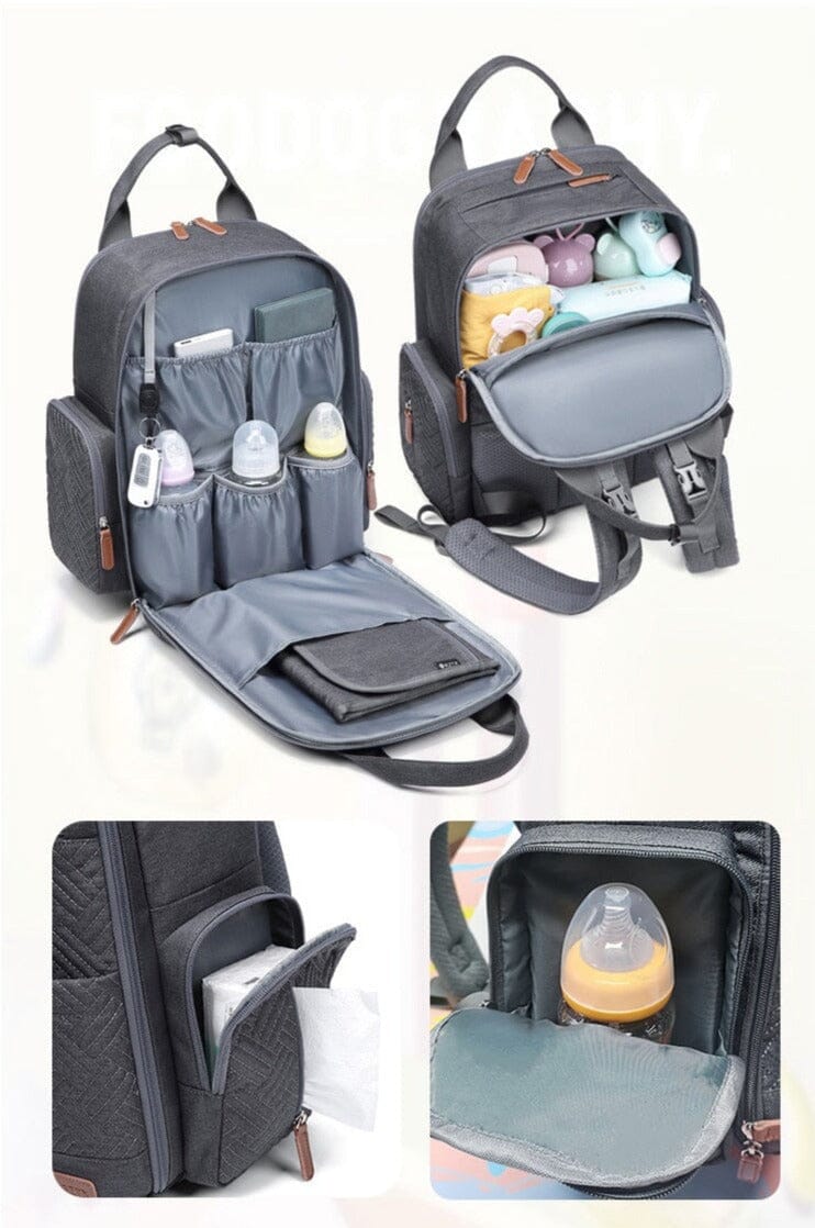 Sac à Dos Voyage Bébé - Avec Tapis à Langer – vue 6 – Yokabag
