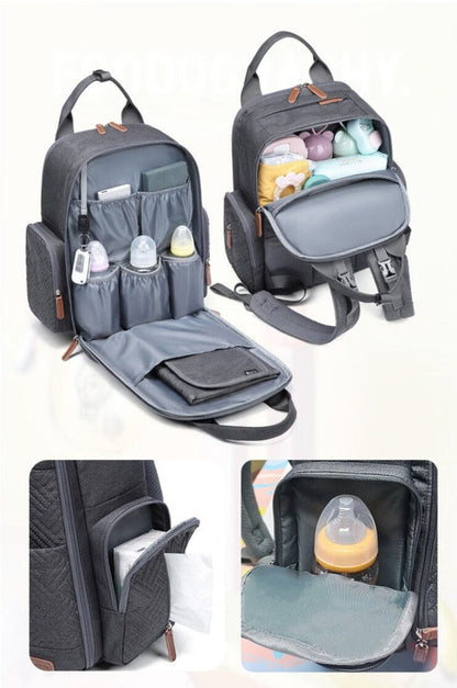 Sac à Dos Voyage Bébé - Avec Tapis à Langer – vue 6 – Yokabag