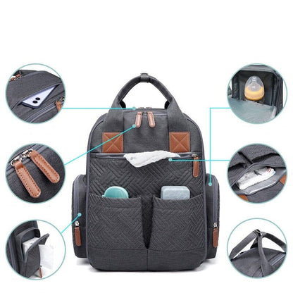 Sac à Dos Voyage Bébé - Avec Tapis à Langer – vue 5 – Yokabag