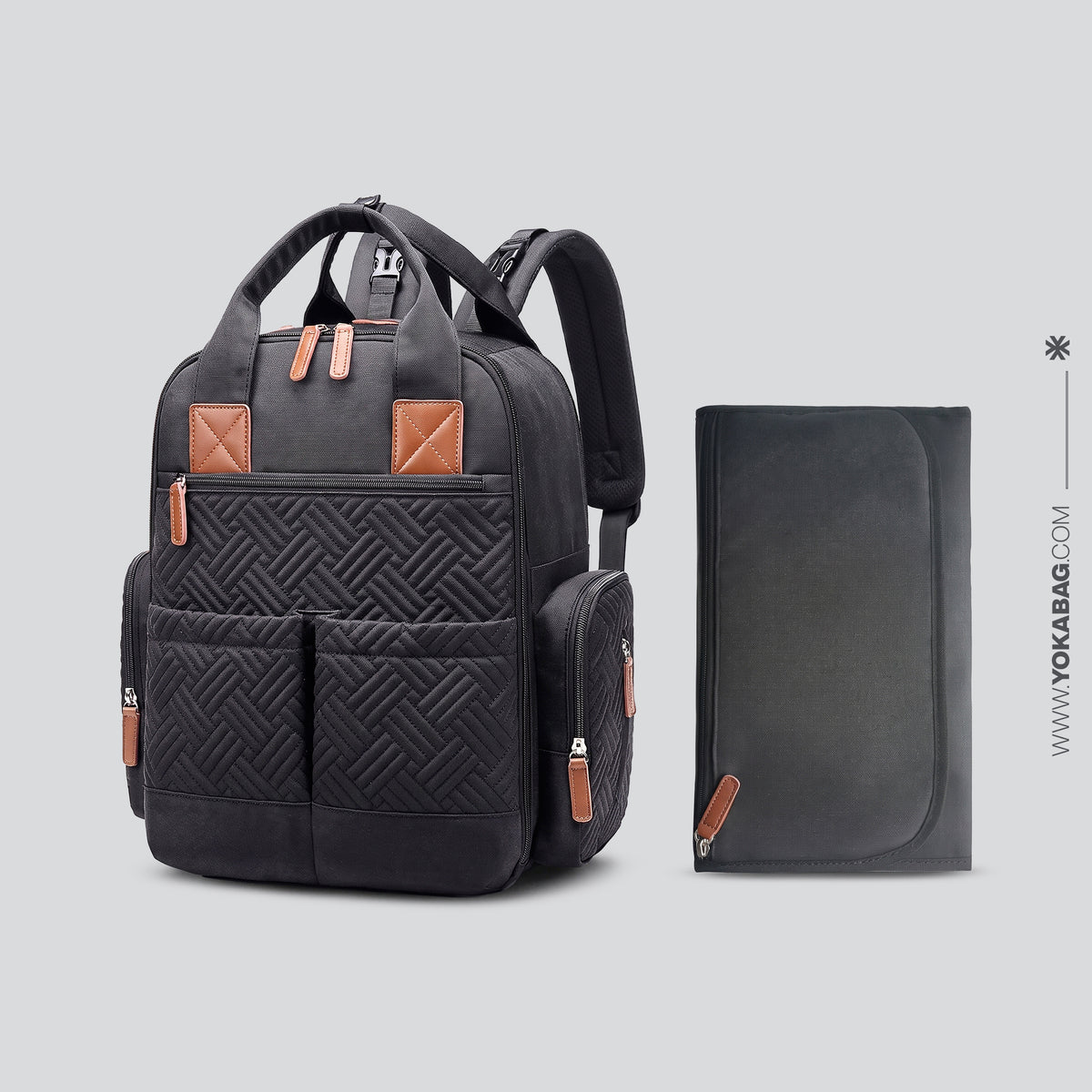 Sac à Dos Voyage Bébé - Avec Tapis à Langer – vue 9 – Yokabag