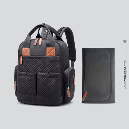 Sac à Dos Voyage Bébé - Avec Tapis à Langer – vue 9 – Yokabag