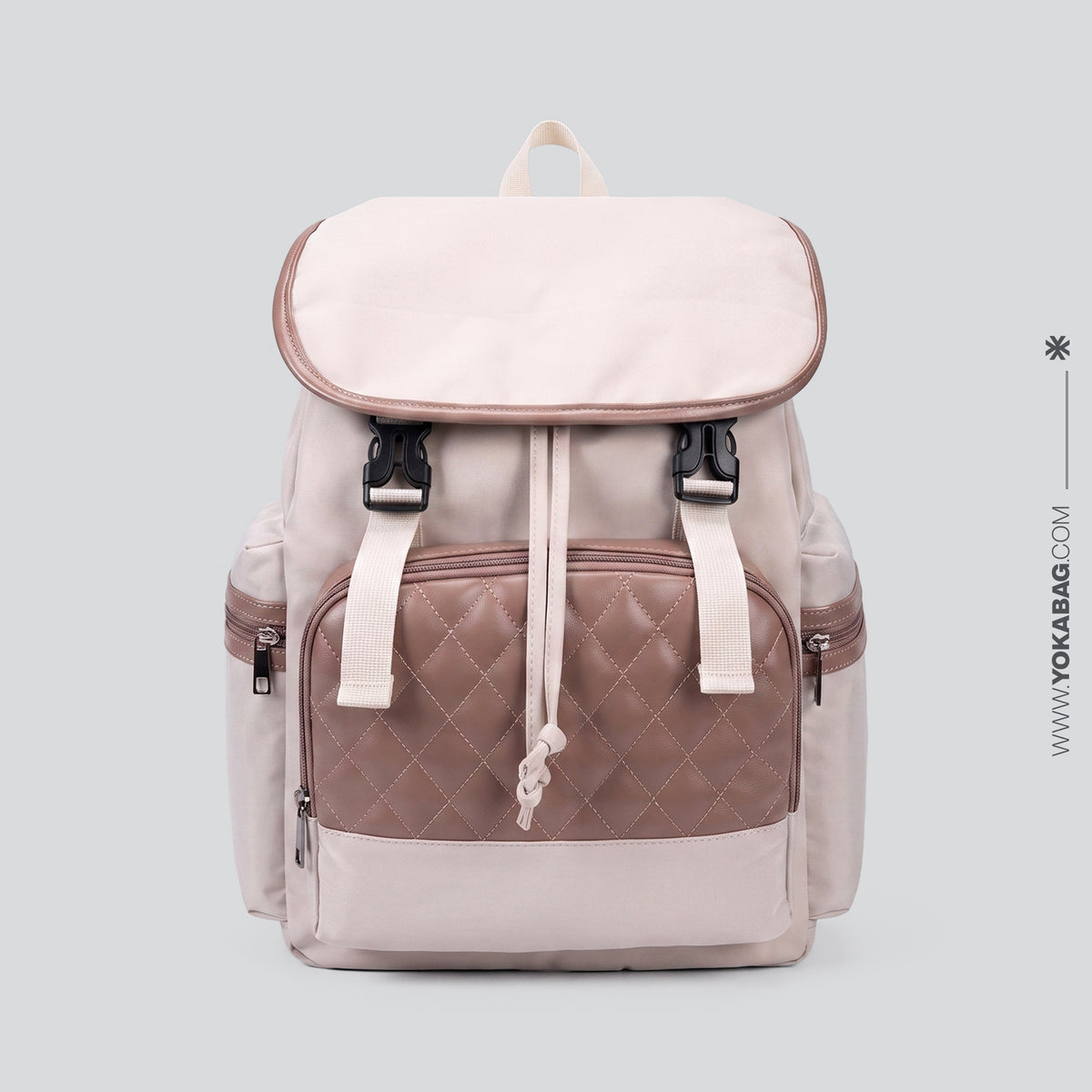 Sac à Dos à Langer Voyager Noir – vue 2 – Yokabag