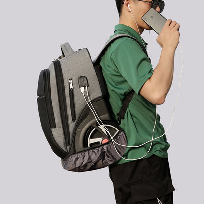 Sac à Dos à Roulettes pour Adulte en Voyage Noir – vue 2 – Yokabag
