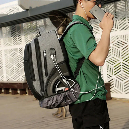 Sac à Dos à Roulettes pour Adulte en Voyage Noir – vue 2 – Yokabag