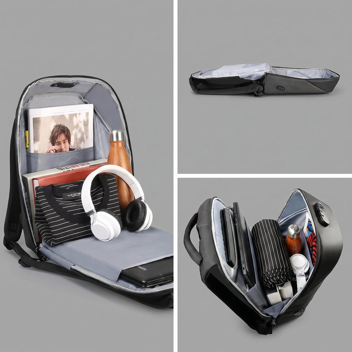 Sac à Dos Connecté (TSA) – vue 7 – Yokabag
