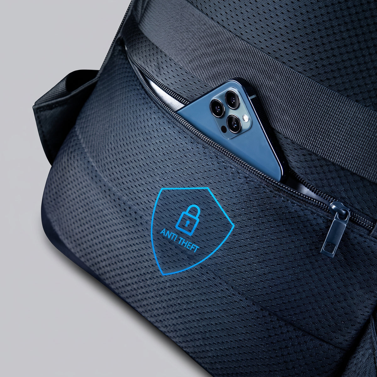 Sac à Dos Connecté (TSA) Rouge – vue 3 – Yokabag