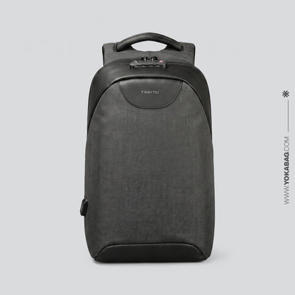 Sac à Dos Connecté (TSA) Gris – vue 2 – Yokabag