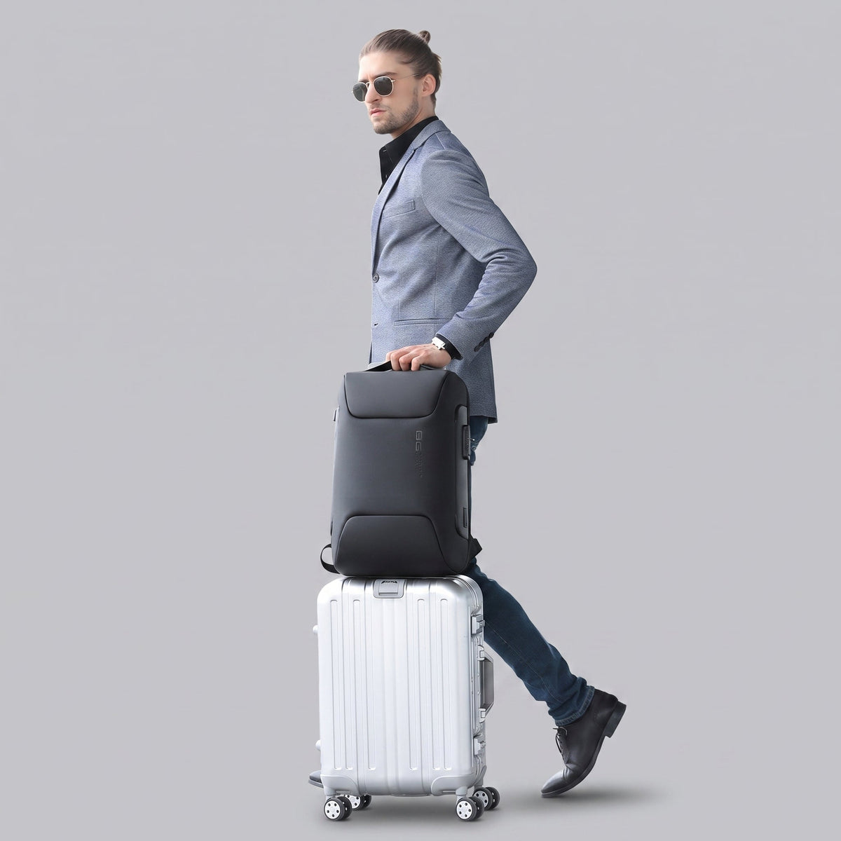 Sac à Dos Sécurisé - Explorer avec Port USB – vue 7 – Yokabag