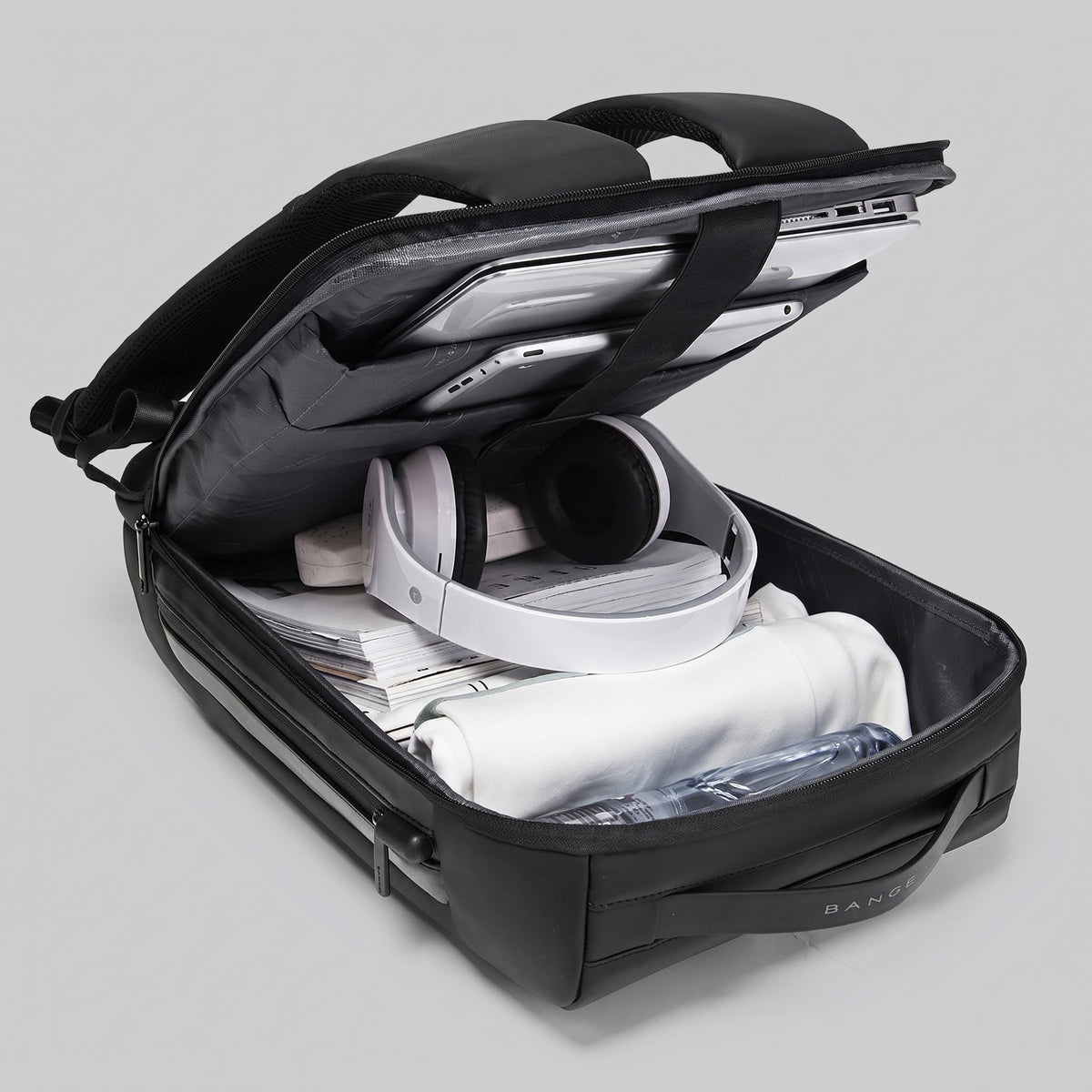 Sac à Dos Sécurisé - Explorer avec Port USB Gris – vue 2 – Yokabag