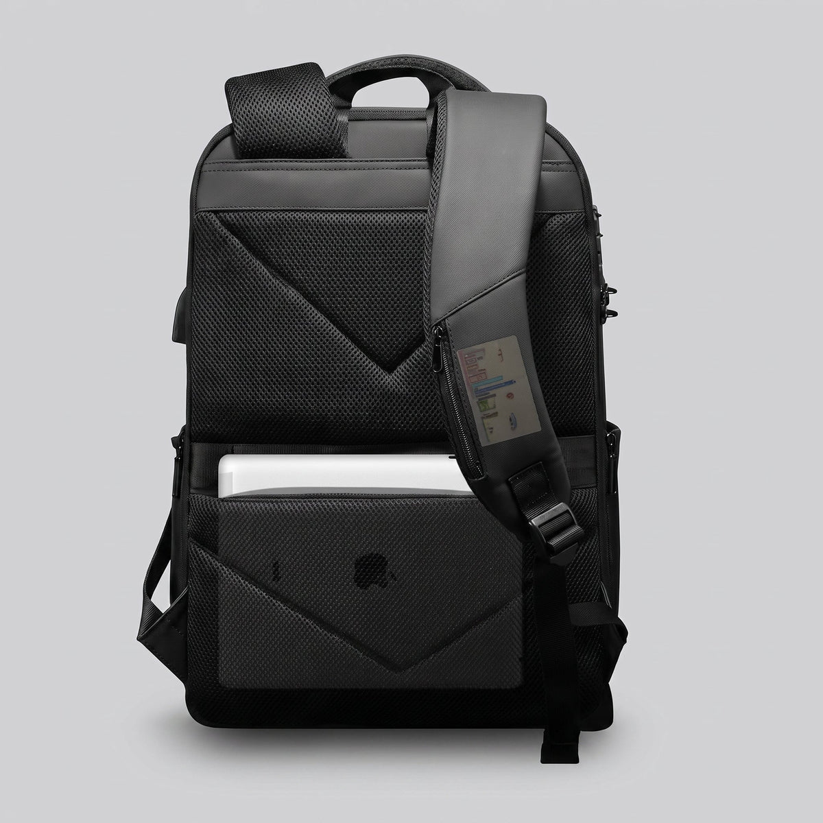 Sac à Dos Sécurisé - avec Coque Rigide et Port USB – vue 4 – Yokabag