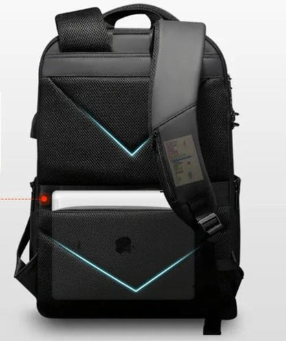 Sac à Dos Sécurisé - avec Coque Rigide et Port USB – vue 4 – Yokabag