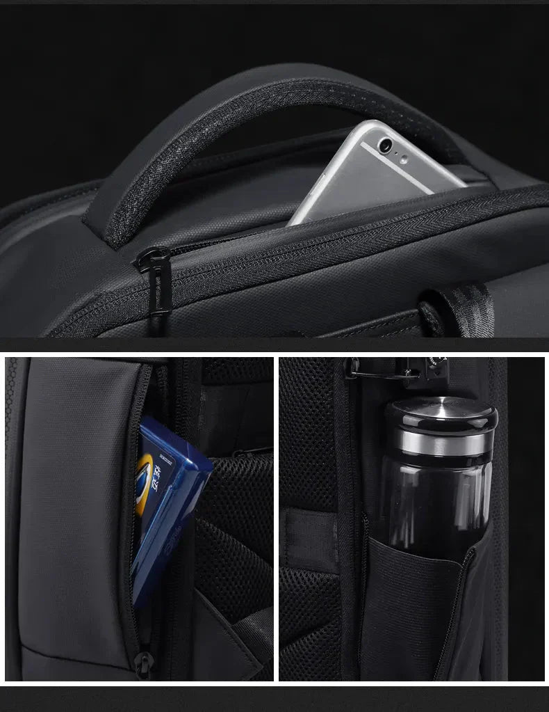 Sac à Dos Sécurisé - avec Coque Rigide et Port USB – vue 5 – Yokabag