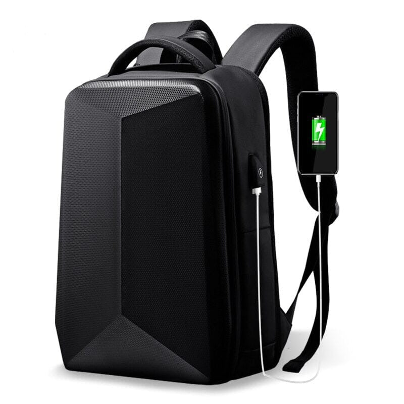 Sac à Dos Sécurisé - avec Coque Rigide et Port USB – vue 2 – Yokabag