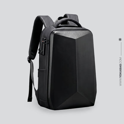 Sac à Dos Sécurisé - avec Coque Rigide et Port USB