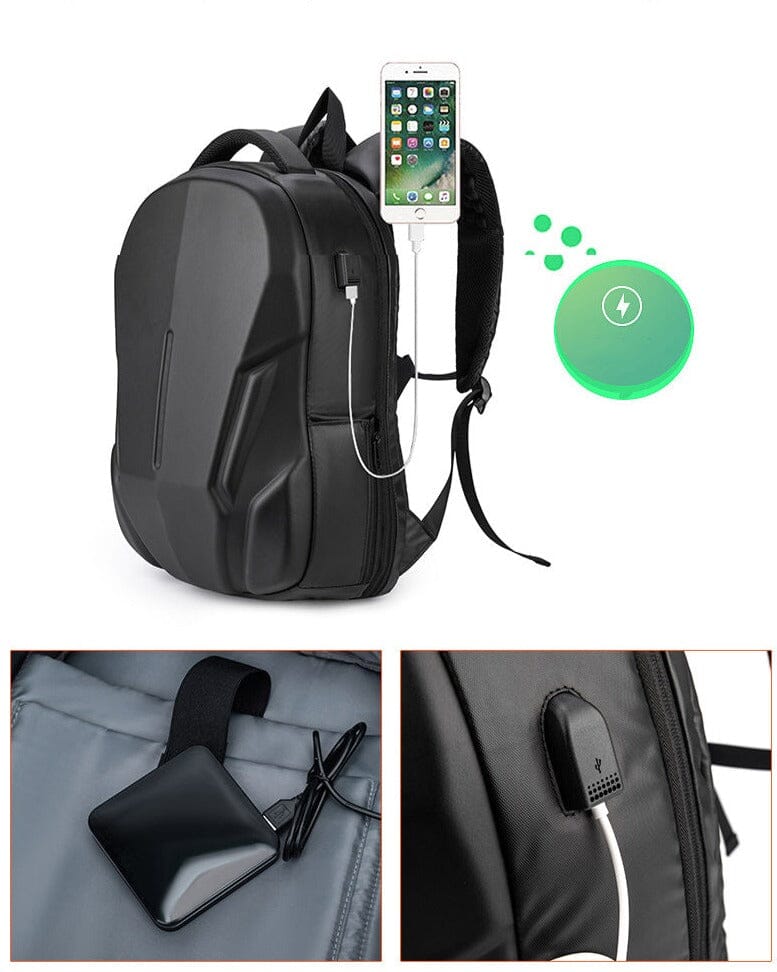 Sac à Dos Nomade Sécurisé - Rigide & Connecté (15.6 Pouces) – vue 4 – Yokabag