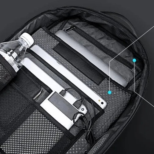 Sac à Dos Sécurisé Rigide (avec Port USB) – vue 4 – Yokabag