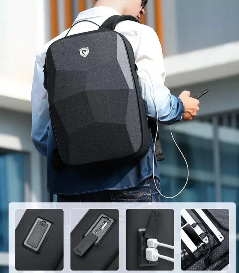 Sac à Dos Sécurisé Rigide (avec Port USB) – vue 6 – Yokabag