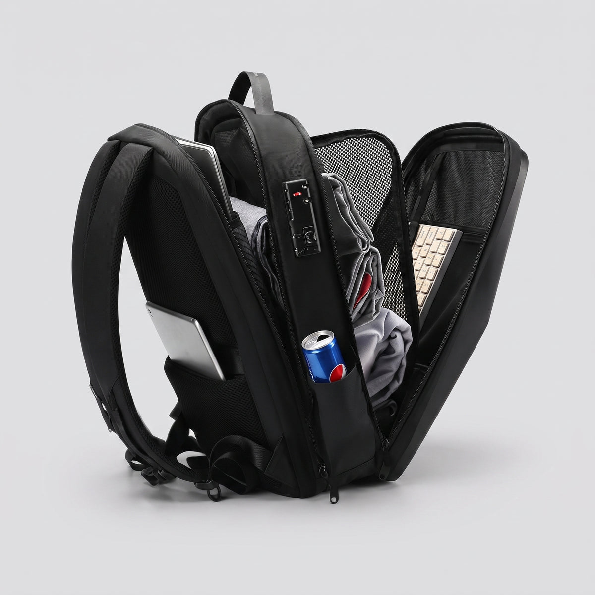Sac à Dos Sécurisé Rigide (avec Port USB) – vue 3 – Yokabag