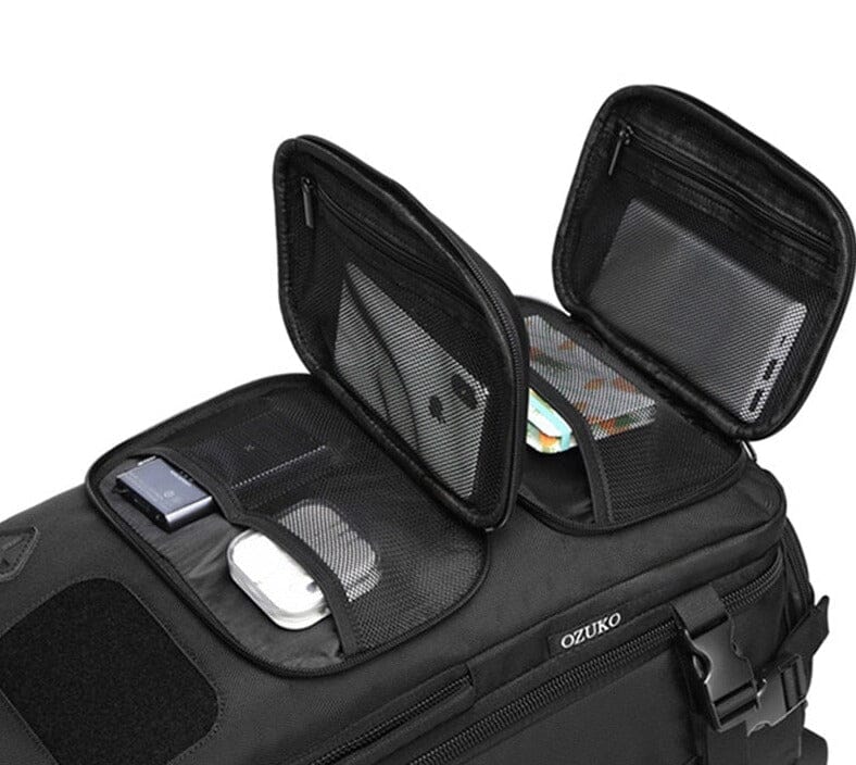 Sac à Dos Sécurisé Extensible pour Voyage Camel – vue 2 – Yokabag