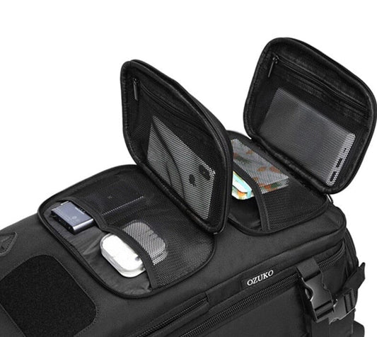 Sac à Dos Sécurisé Extensible pour Voyage Camel – vue 2 – Yokabag