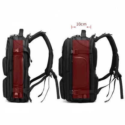 Sac à Dos Sécurisé Extensible pour Voyage Gris – vue 3 – Yokabag