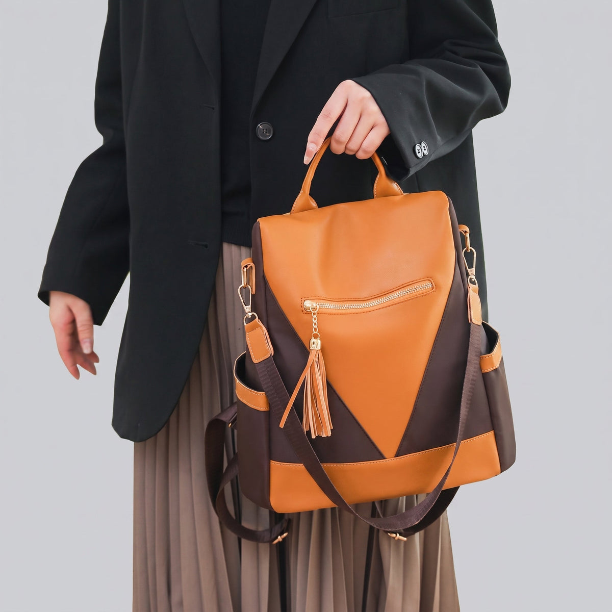 Sac à Dos Sécurisé Femme Voyage- Fermeture Dorsale – vue 8 – Yokabag